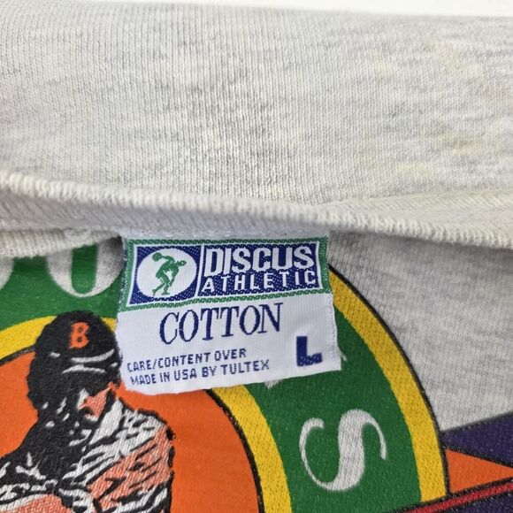 Vintage Discus Athletic Sweatshirt Mens Large Original Sports Saloon 90s USA - Picture 6 of 12